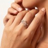 Baiji Dolphin Line Rings | 925 Sterling Silver | CZ / Moissanite | Bespoke | Hengdian Silver