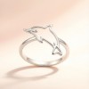 Baiji Dolphin Line Rings | 925 Sterling Silver | CZ / Moissanite | Bespoke | Hengdian Silver