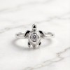 Hawksbill Turtle Relief Rings | Hengdian Silver | 925 Silver | CZ / Moissanite | Made-to-Order