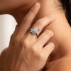 Hawksbill Turtle Pavé Rings | Personalized | for Boutique Collections | 925 Silver | CZ / Moissanite