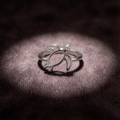 Hawksbill Turtle Line Rings | for Bridesmaid Sets | 925 Silver | CZ / Moissanite | Hengdian Silver