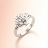 Staghorn Coral Relief Rings | Personalized | for Conservation Gifts | 925 Silver | CZ / Moissanite