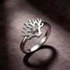 Staghorn Coral Relief Rings | Personalized | for Conservation Gifts | 925 Silver | CZ / Moissanite