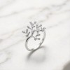 Staghorn Coral Pavé Rings | for Statement Looks | 925 Silver | CZ / Moissanite | Hengdian Silver