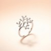 Staghorn Coral Pavé Rings | for Statement Looks | 925 Silver | CZ / Moissanite | Hengdian Silver
