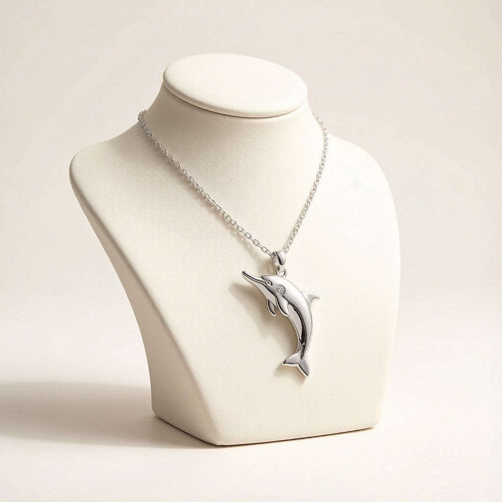 Baiji Dolphin Relief Necklaces