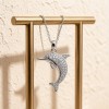 Baiji Dolphin Pavé Necklaces | 925 Silver | CZ / Moissanite | ODM | Hengdian Silver