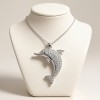 Baiji Dolphin Pavé Necklaces | 925 Silver | CZ / Moissanite | ODM | Hengdian Silver
