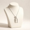 Emperor Penguin Pendant Necklaces | 925 Silver | CZ / Moissanite | for Daily Wear | Hengdian Silver