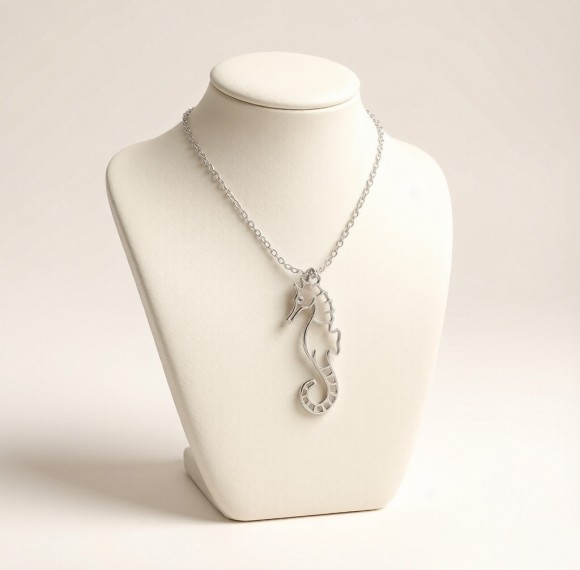Tiger-tail Seahorse Line Necklaces | 925 Silver | CZ / Moissanite | Bespoke | Hengdian Silver