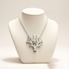 Staghorn Coral Relief Necklaces | Hengdian Silver | 925 Silver | CZ / Moissanite