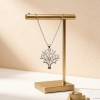 Staghorn Coral Relief Necklaces | Hengdian Silver | 925 Silver | CZ / Moissanite