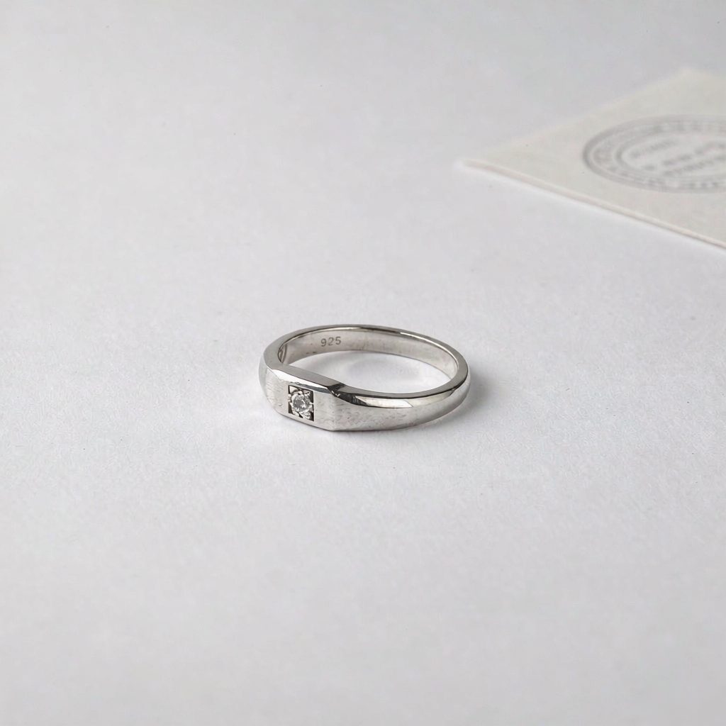 925 sterling silver custom piece with compliance document
