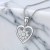 Open Heart Flower Pendant Necklaces | Daily Wear | 925 Sterling Silver | Hengdian Silver