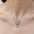 Leopard Head Solitaire Drop Pendant Necklaces | Beach Weddings | Bespoke 925 Silver