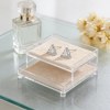 Triangle Pavé Border Stud Earrings | Coastal Chic | Made-to-Order Sterling Silver