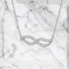 Infinity Pave Pendant Necklaces | Conservation Gifts | 925 Silver | Hengdian Silver