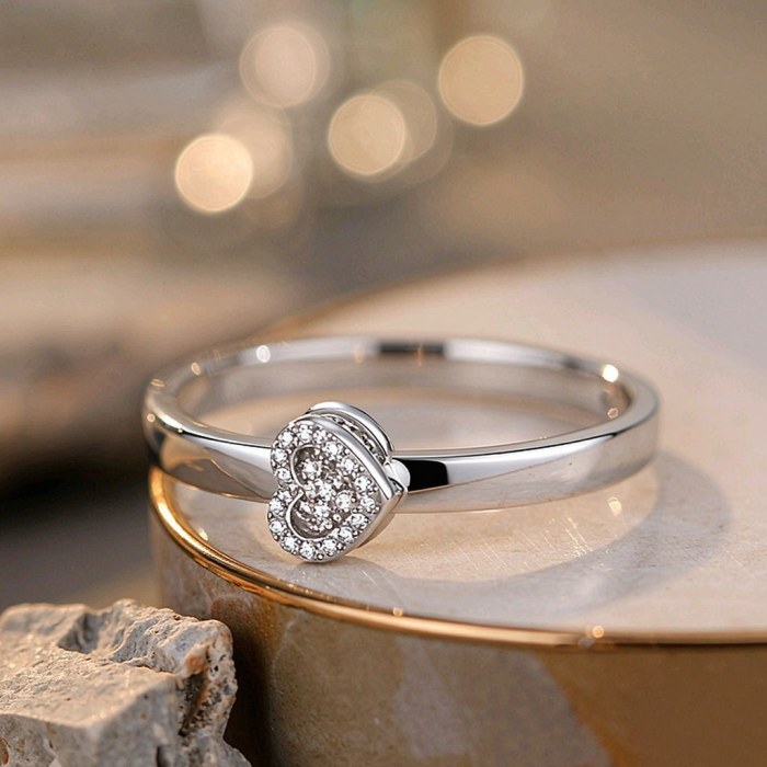 Round Pave Eternity Band Rings | Everyday Wear | 925 Sterling Silver | Hengdian Silver