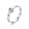 Round Pave Eternity Band Rings | Everyday Wear | 925 Sterling Silver | Hengdian Silver