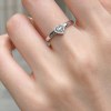 Round Pave Eternity Band Rings | Everyday Wear | 925 Sterling Silver | Hengdian Silver