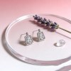 Geometric Frame Pear Drop Earrings | Boutique Collections | 925 Silver | Tailored
