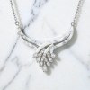 Marquise Pave Wing Pendant Necklaces | Boutique Collections | 925 Sterling Silver | Custom