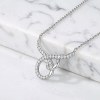 Intertwined Knot Pave Pendant Necklaces | Statement Looks | 925 Silver | Bespoke
