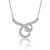 Intertwined Knot Pave Pendant Necklaces | Statement Looks | 925 Silver | Bespoke