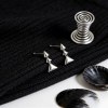 Stacked Triangle Drop Earrings | Daily Wear | 925 Silver | Tailored | Hengdian Silver