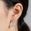 Cone Triangle Drop Earrings | Evening Edit | 925 Sterling Silver | Private Label