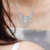 Geometric Fox Pave Pendant Necklaces | Boutique Collections | 925 Silver | Bespoke