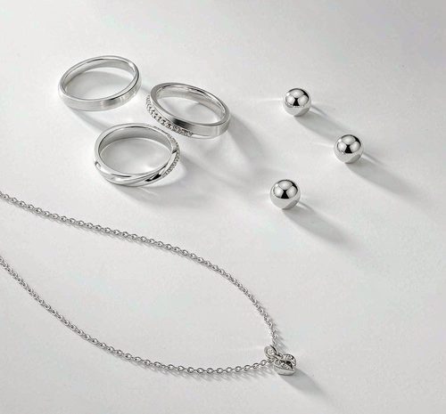 Custom 925 sterling silver rings and necklace made directly with a manufacturer