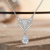 Pear Drop Fox Pave Pendant Necklaces | Wildlife Capsule | 925 Silver | Custom Order