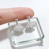 Cloud Charm Ball Stud Earrings | Dainty Everyday Style | 925 Silver Jewelry | Bespoke
