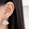 Cloud Charm Ball Stud Earrings | Dainty Everyday Style | 925 Silver Jewelry | Bespoke
