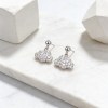 Cloud Charm Ball Stud Earrings | Dainty Everyday Style | 925 Silver Jewelry | Bespoke