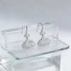 Double Cloud Drop Earrings | Soft Sky Layers Style | 925 Sterling Silver | Custom Made