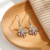 Coral Branch Drop Earrings | Coastal Nature Style | 925 Silver Jewelry | Personalized