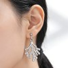 Coral Branch Drop Earrings | Coastal Nature Style | 925 Silver Jewelry | Personalized