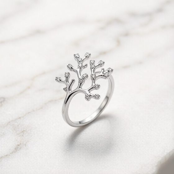 Staghorn Coral in 925 sterling silver