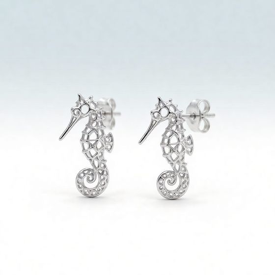 Kellogg’s Seahorse in 925 sterling silver