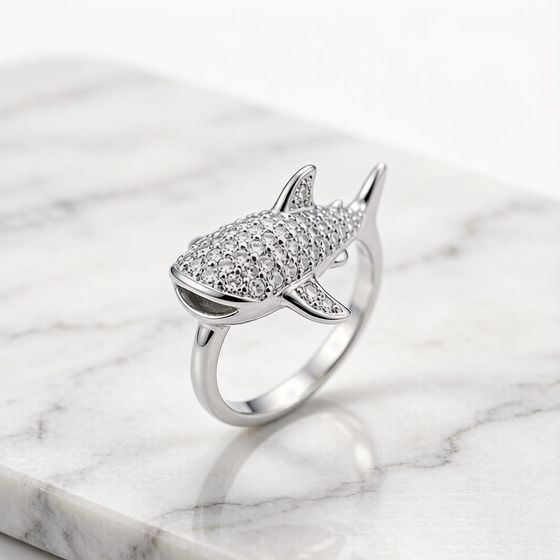 Whale Shark in 925 sterling silver