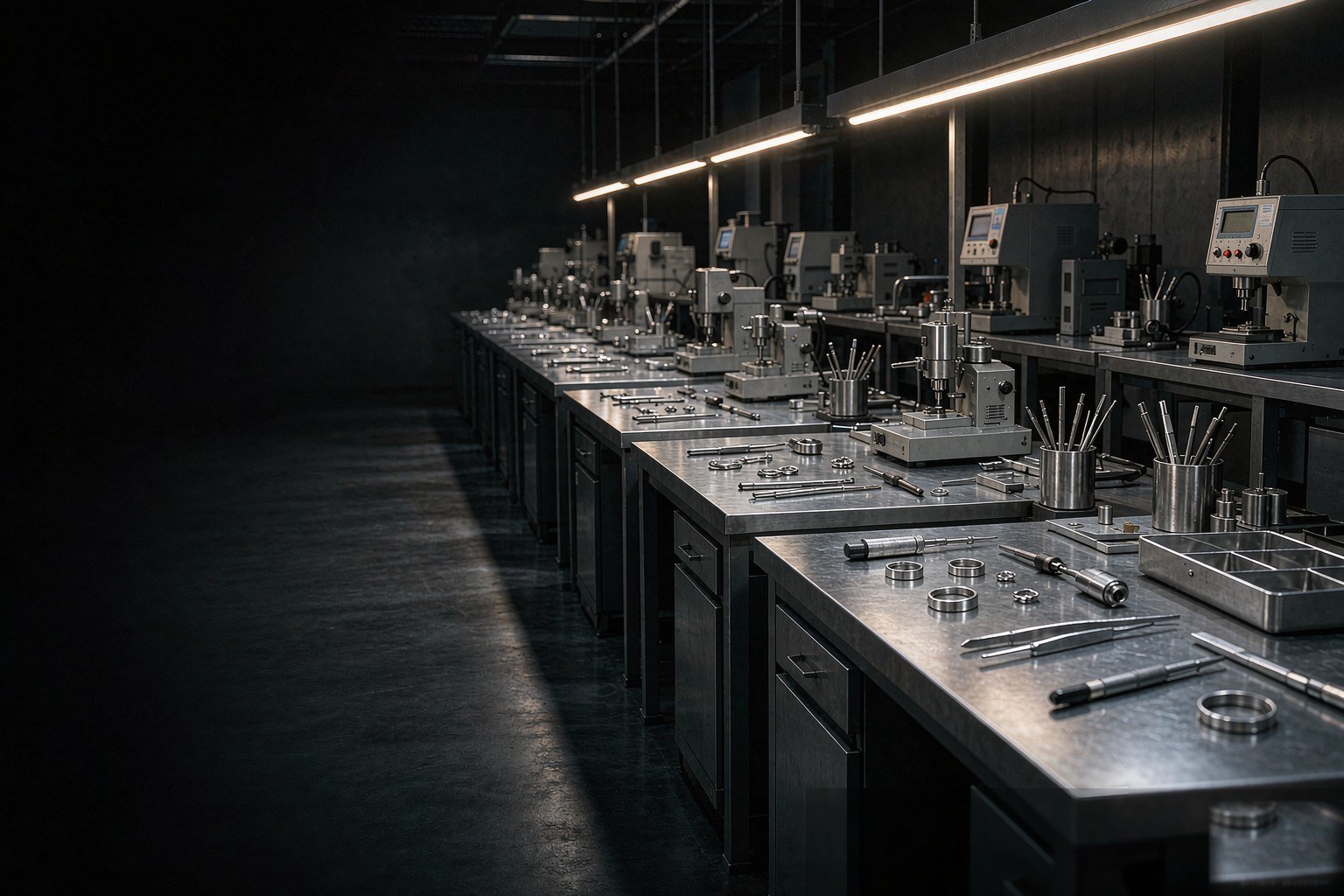 Silver custom factory workshop