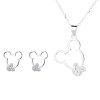 Openwork Silhouette Pendant Set | Character Outline | 925 Sterling Silver | OEM Mascot