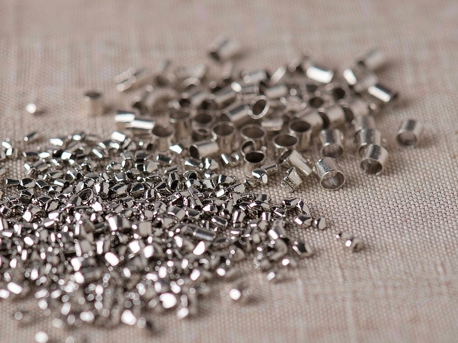 Raw 925 sterling silver material with clear provenance used in our custom jewelry