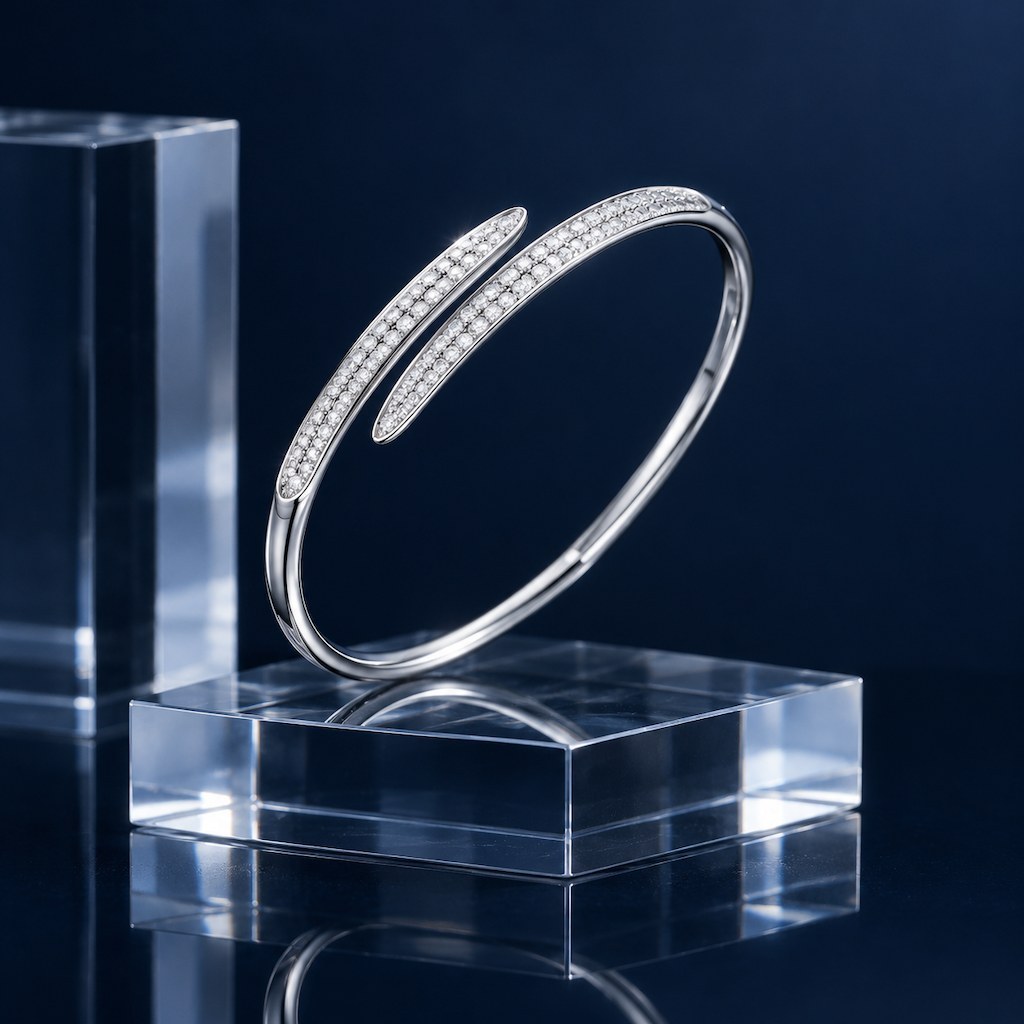 Open Cuff Bangle detail view