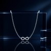 Infinity Bracelet | Pave Figure Eight Inline | Everyday Wear | 925 Silver | OEM ODM
