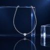 Heart Charm Bracelet | Pave Inline Motif | Anniversary Gifts | 925 Silver | OEM ODM