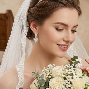 OEM silver earrings for jewelry brands