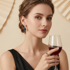 Custom silver earrings wholesale